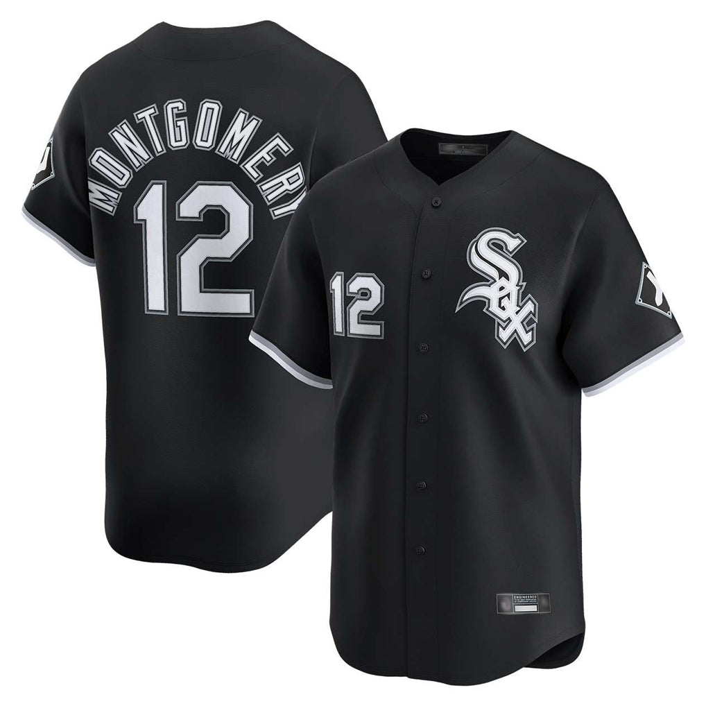 Trusc C.White Sox #12 Colson Montgomery Player Black Limited Home Stitched Jerseys