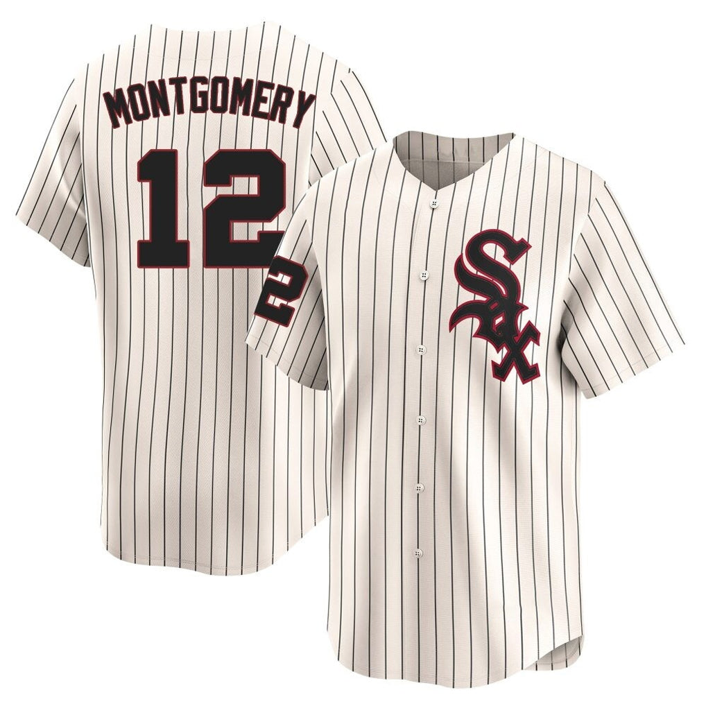 Trusc C.White Sox #12 Colson Montgomery Player Cream Cooperstown Collection Limited Home Stitched Jerseys