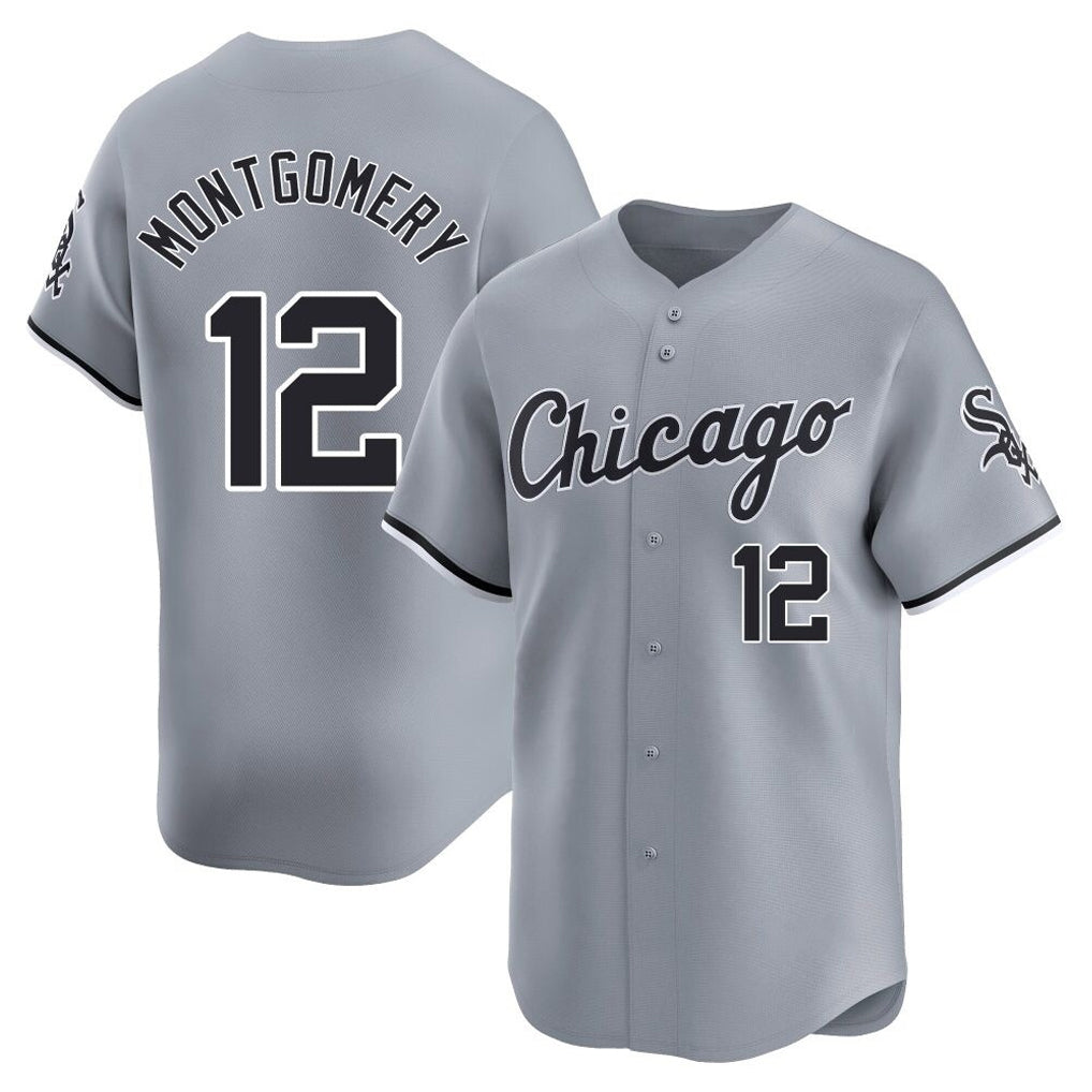 Trusc C.White Sox #12 Colson Montgomery Player Gray Road Limited Home Stitched Jerseys