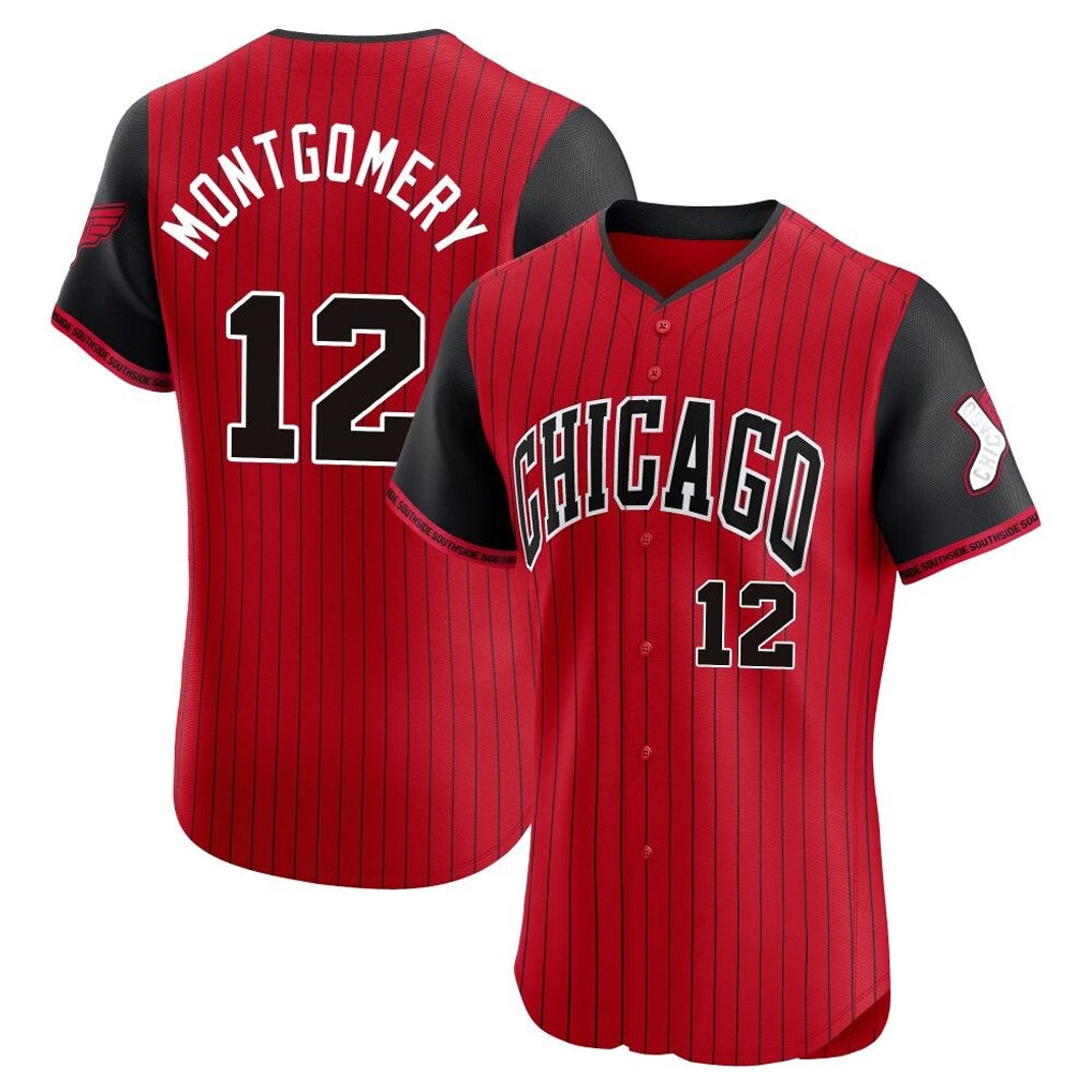 Trusc C.White Sox #12 Colson Montgomery Player Red City Connect Limited Elite Home Stitched Jerseys