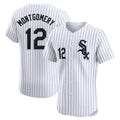 Trusc C.White Sox #12 Colson Montgomery Player White Stripe Limited Elite Home Stitched Jerseys