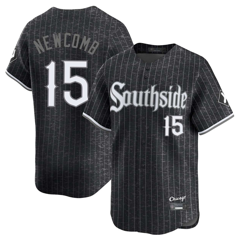 Trusc C.White Sox #15 Sean Newcomb Player Black City Connect Limited Home Stitched Jerseys