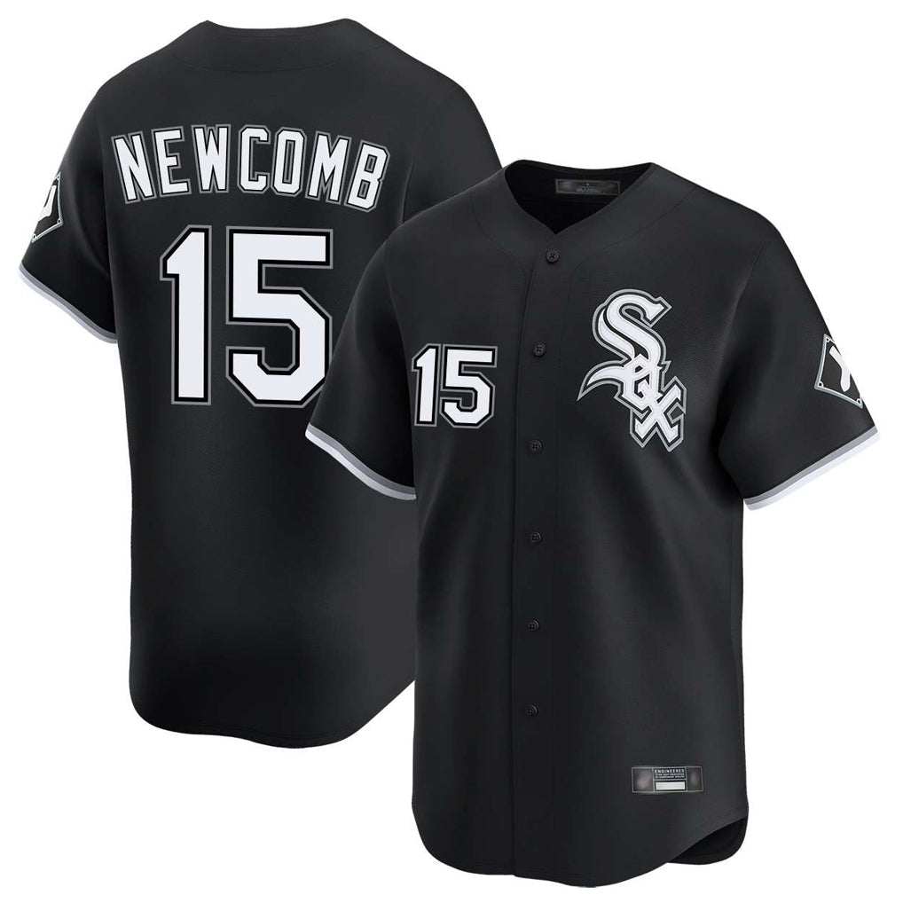 Trusc C.White Sox #15 Sean Newcomb Player Black Limited Home Stitched Jerseys