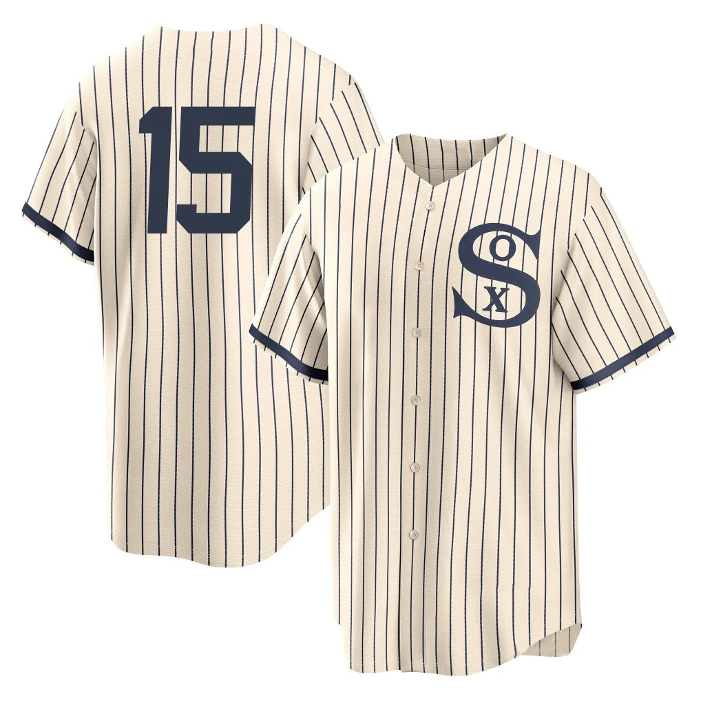 Trusc C.White Sox #15 Sean Newcomb Player Cream Field of Dreams Home Game Stitched Jerseys