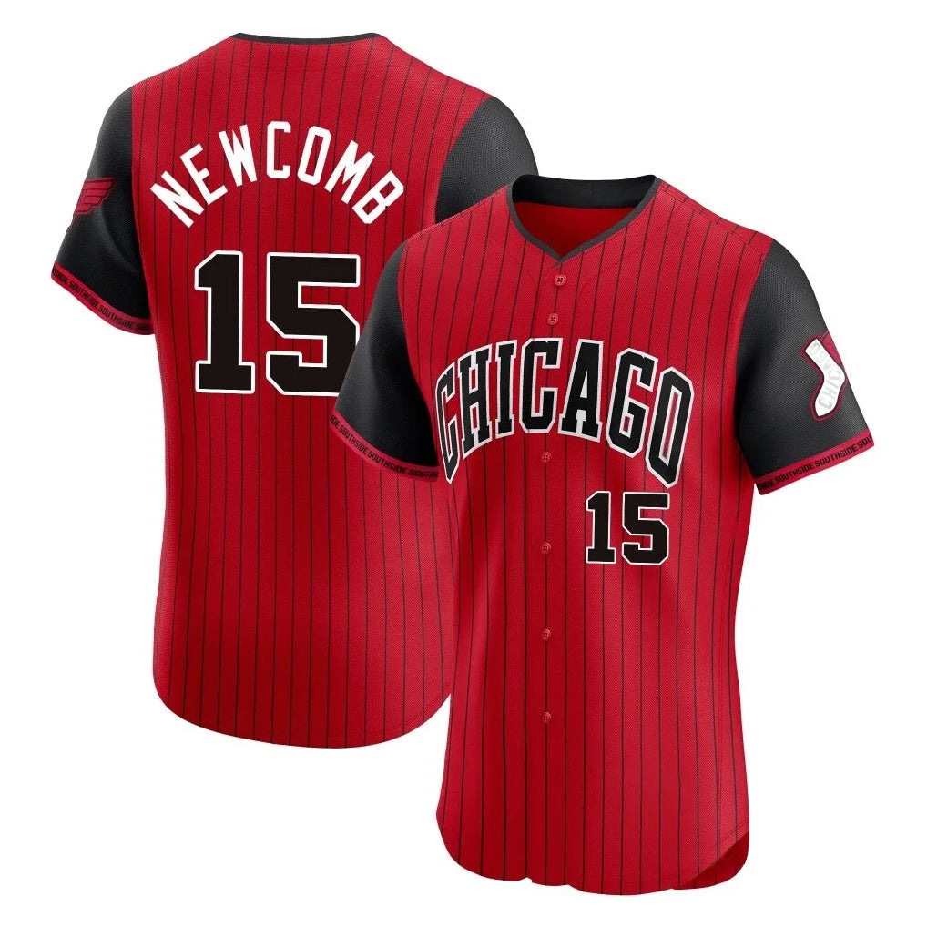 Trusc C.White Sox #15 Sean Newcomb Player Red City Connect Limited Elite Home Stitched Jerseys