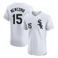 Trusc C.White Sox #15 Sean Newcomb Player White Stripe Limited Elite Home Stitched Jerseys