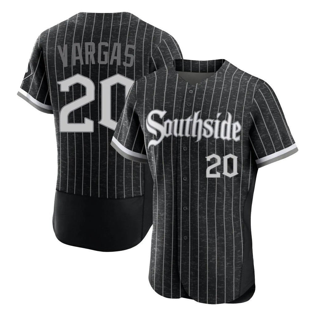 Trusc C.White Sox #20 Miguel Vargas Player Black City Connect Limited Elite Home Stitched Jerseys