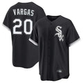 Trusc C.White Sox #20 Miguel Vargas Player Black Home Game Stitched Jerseys