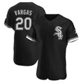Trusc C.White Sox #20 Miguel Vargas Player Black Limited Elite Home Stitched Jerseys