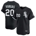 Trusc C.White Sox #20 Miguel Vargas Player Black Limited Home Stitched Jerseys