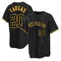 Trusc C.White Sox #20 Miguel Vargas Player Black Snake Skin City Home Game Stitched Jerseys