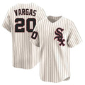 Trusc C.White Sox #20 Miguel Vargas Player Cream Cooperstown Collection Limited Home Stitched Jerseys