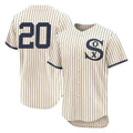 Trusc C.White Sox #20 Miguel Vargas Player Cream Field of Dreams Limited Elite Home Stitched Jerseys