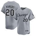 Trusc C.White Sox #20 Miguel Vargas Player Gray Road Limited Home Stitched Jerseys