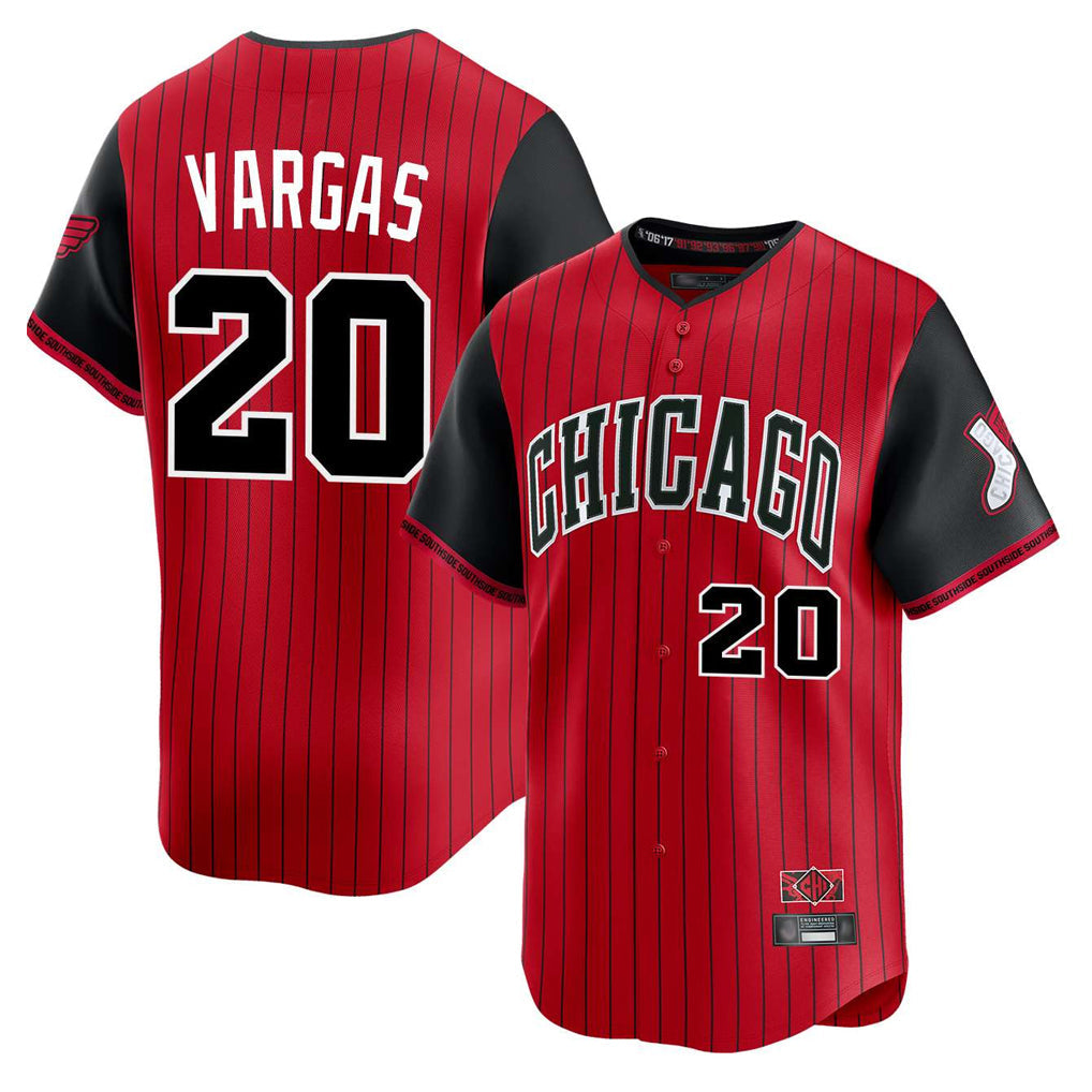 Trusc C.White Sox #20 Miguel Vargas Player Red City Connect Limited Home Stitched Jerseys