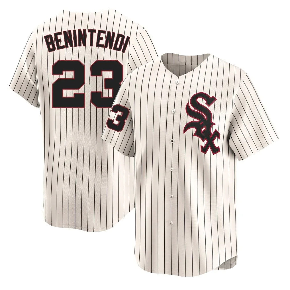 Trusc C.White Sox #23 Andrew Benintendi Player Cream Cooperstown Collection Limited Home Stitched Jerseys