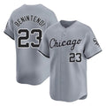 Trusc C.White Sox #23 Andrew Benintendi Player Gray Road Limited Home Stitched Jerseys