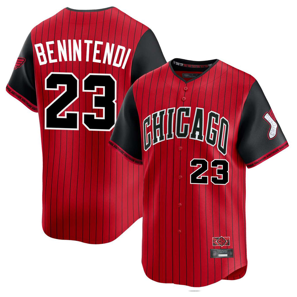 Trusc C.White Sox #23 Andrew Benintendi Player Red City Connect Limited Home Stitched Jerseys