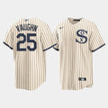 Trusc C.White Sox #25 Andrew Vaughn Player Cream Field of Dreams Home Game Stitched Jerseys