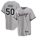 Trusc C.White Sox #50 Lenyn Sosa Player Gray Home Game Stitched Jerseys