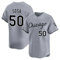 Trusc C.White Sox #50 Lenyn Sosa Player Gray Road Limited Home Stitched Jerseys
