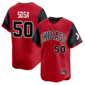 Trusc C.White Sox #50 Lenyn Sosa Player Red City Connect Limited Home Stitched Jerseys