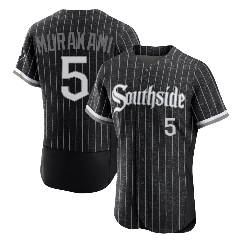 Trusc C.White Sox #5 Munetaka Murakami Player Black City Connect Limited Elite Home Stitched Jerseys
