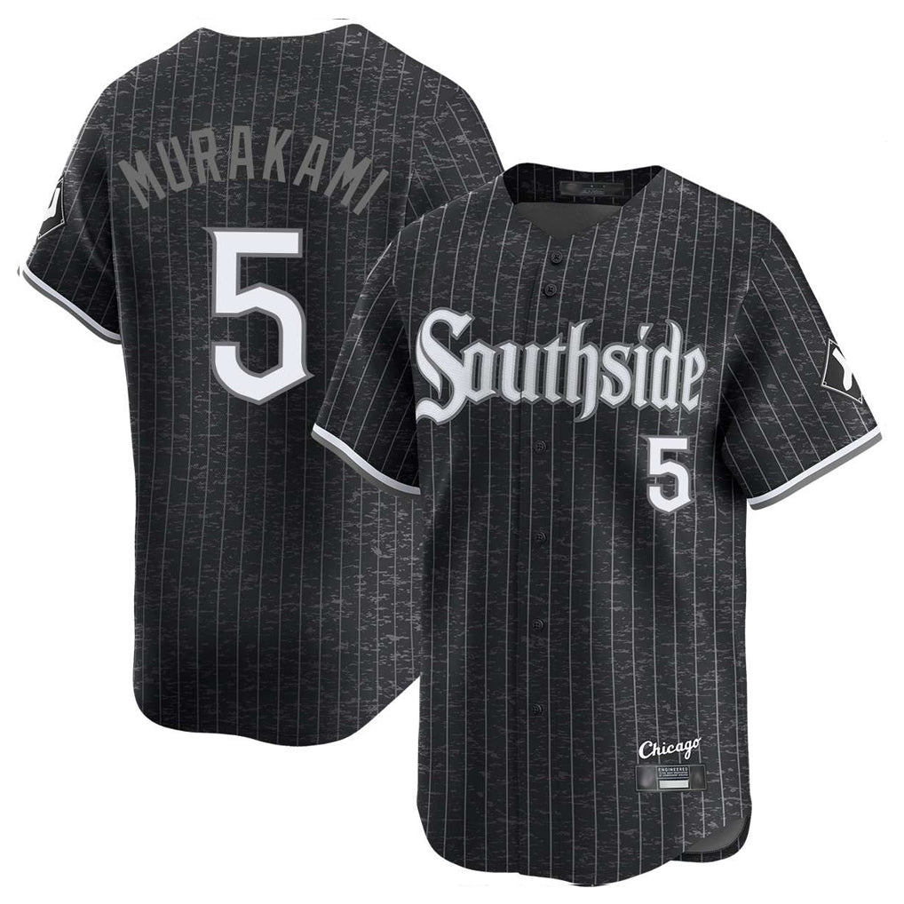 Trusc C.White Sox #5 Munetaka Murakami Player Black City Connect Limited Home Stitched Jerseys