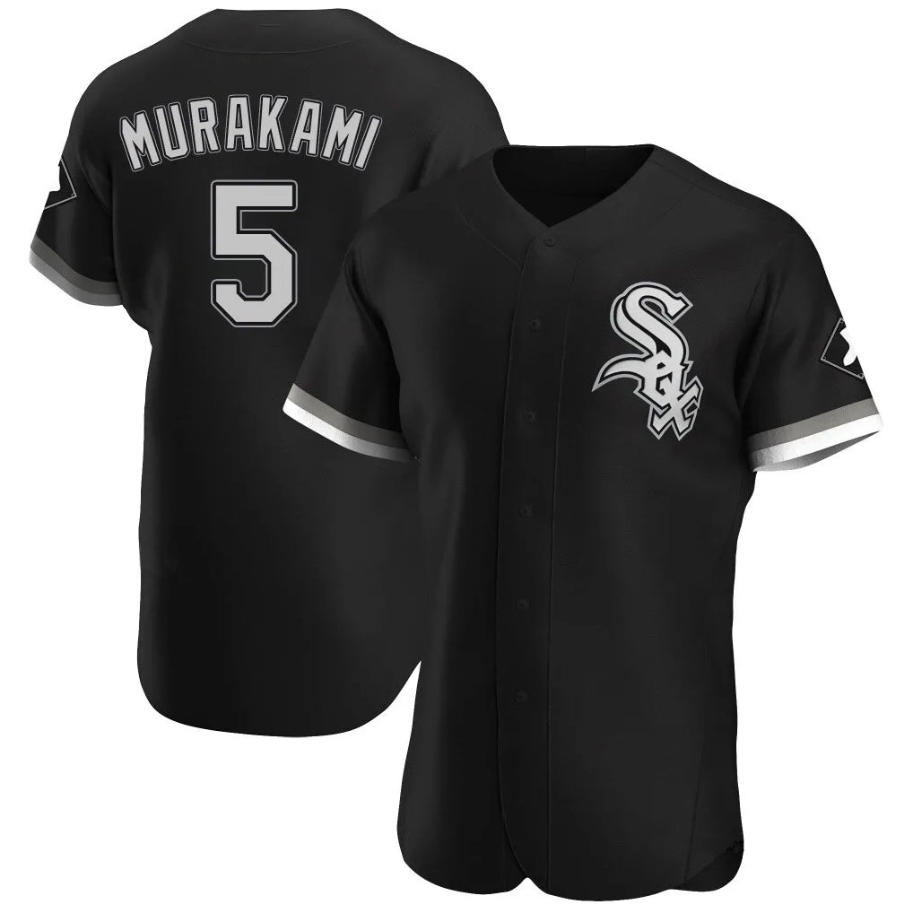 Trusc C.White Sox #5 Munetaka Murakami Player Black Limited Elite Home Stitched Jerseys