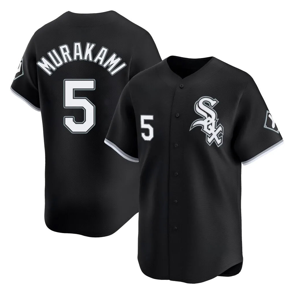 Trusc C.White Sox #5 Munetaka Murakami Player Black Limited Home Stitched Jerseys