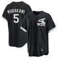 Trusc C.White Sox #5 Munetaka Murakami Player Black Spring Training Game Stitched Jerseys