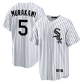 Trusc C.White Sox #5 Munetaka Murakami Player White Stripe Home Game Stitched Jerseys