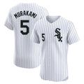Trusc C.White Sox #5 Munetaka Murakami Player White Stripe Limited Elite Home Stitched Jerseys