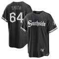 Trusc C.White Sox #64 Shane Smith Player Black City Connect Home Game Stitched Jerseys