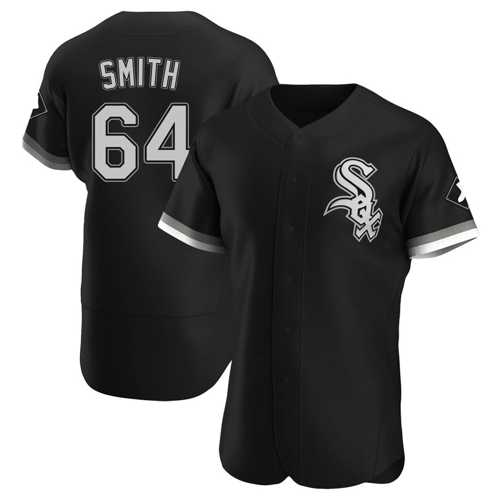 Trusc C.White Sox #64 Shane Smith Player Black Limited Elite Home Stitched Jerseys