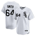 Trusc C.White Sox #64 Shane Smith Player White Stripe Limited Home Stitched Jerseys