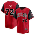 Trusc C.White Sox #72 Carlton Fisk Player Red City Connect Limited Home Stitched Jerseys