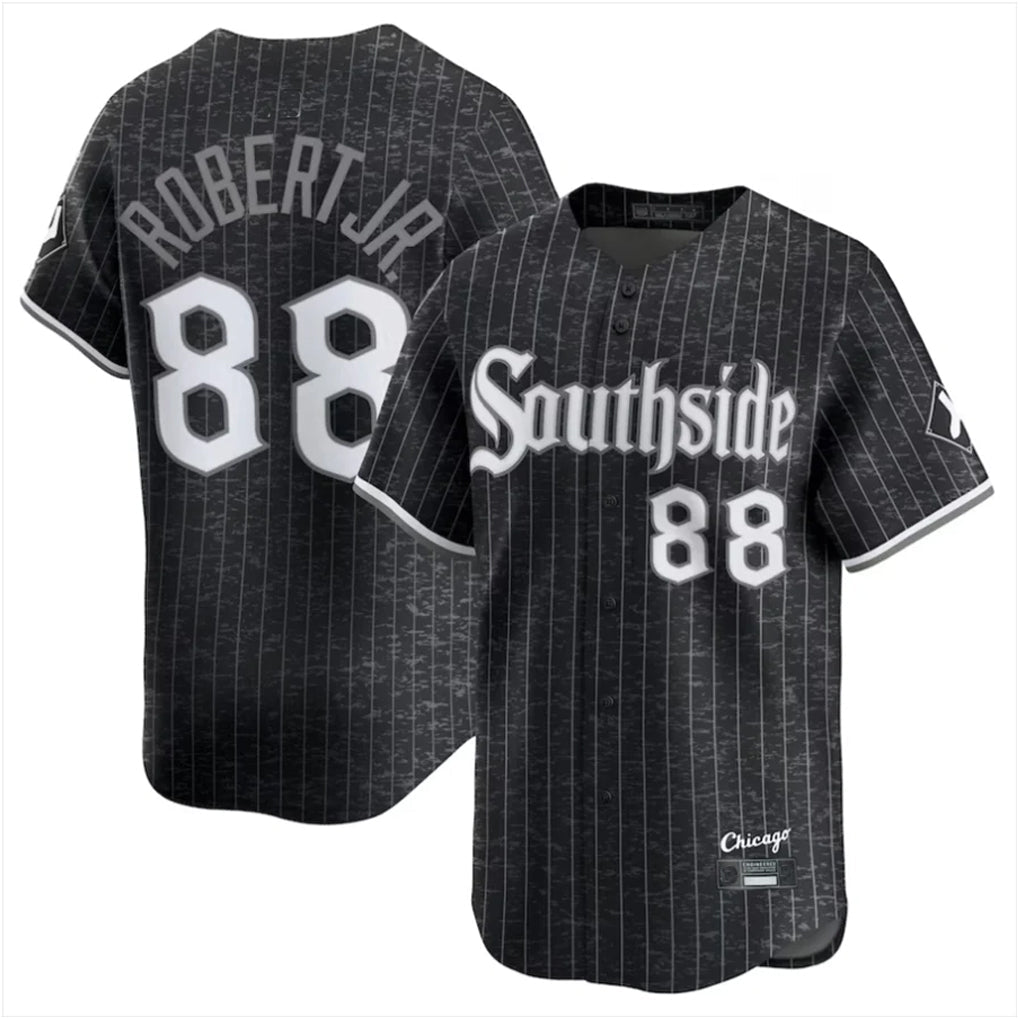 Trusc C.White Sox #88 Luis Robert Jr Player Black City Connect Limited Home Stitched Jerseys