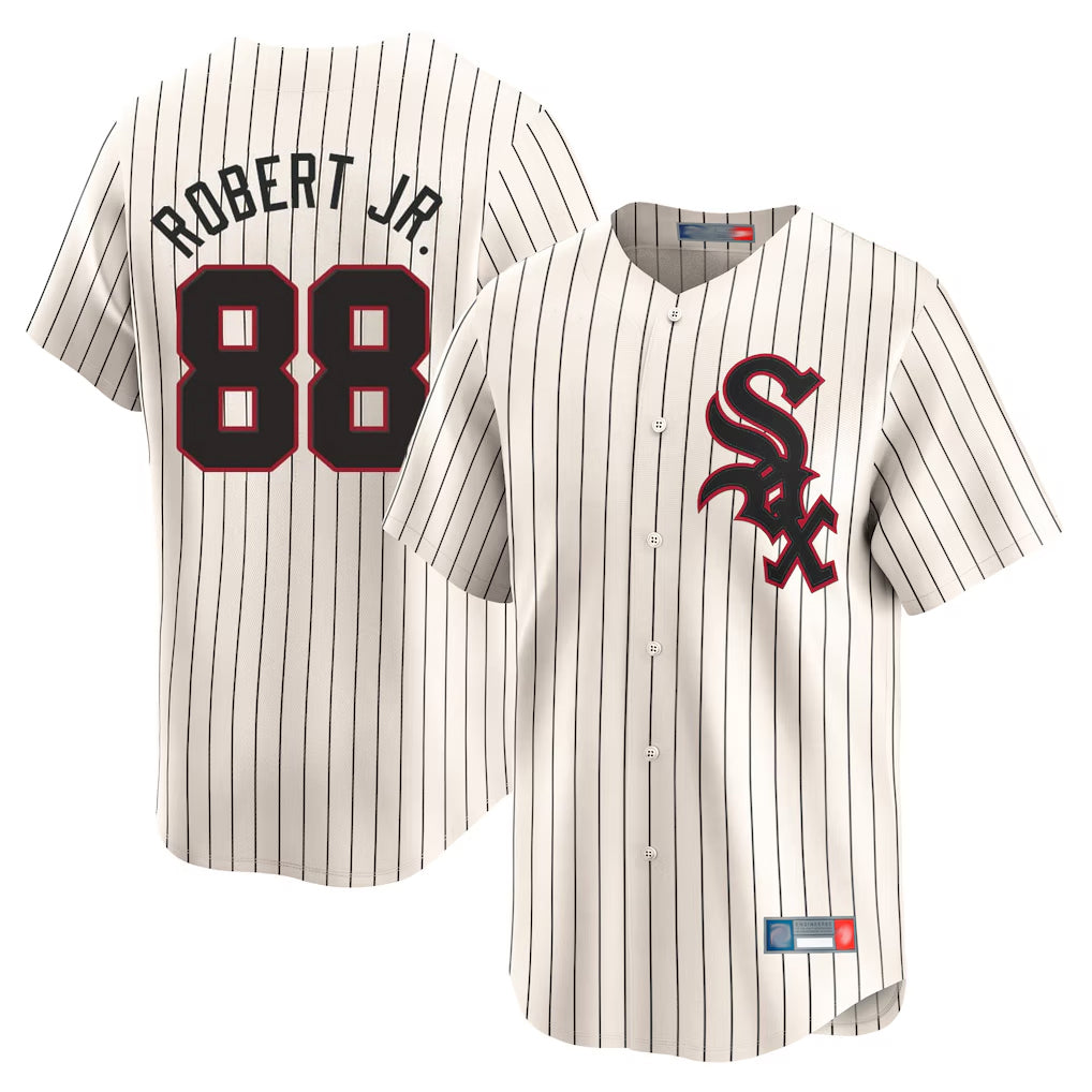 Trusc C.White Sox #88 Luis Robert Jr Player Cream Cooperstown Collection Limited Home Stitched Jerseys