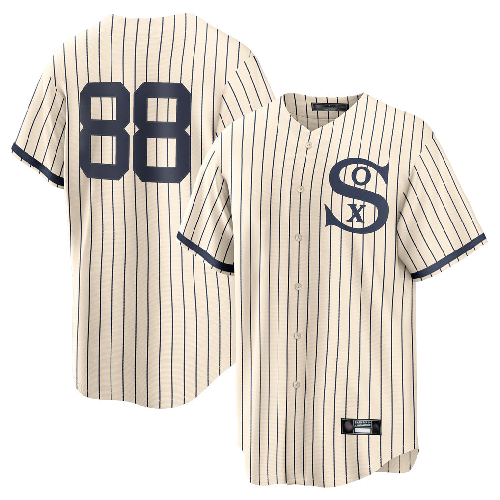 Trusc C.White Sox #88 Luis Robert Jr Player Cream Field of Dreams Home Game Stitched Jerseys