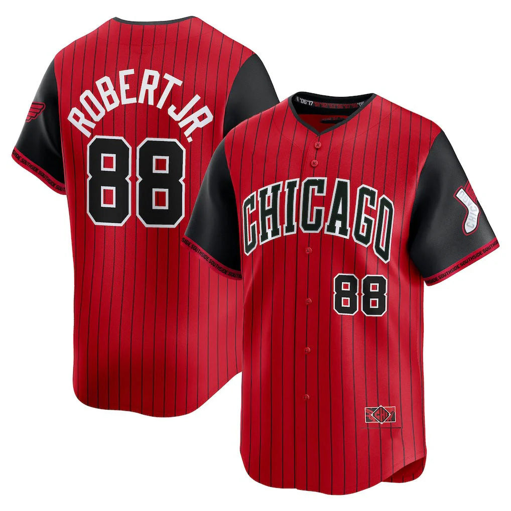 Trusc C.White Sox #88 Luis Robert Jr Player Red City Connect Limited Home Stitched Jerseys