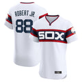 Trusc C.White Sox #88 Luis Robert Jr Player White T-shirt Limited Elite Home Stitched Jerseys