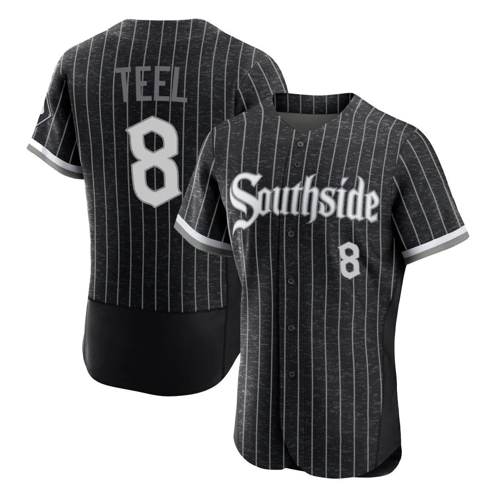 Trusc C.White Sox #8 Kyle Teel Player Black City Connect Limited Elite Home Stitched Jerseys