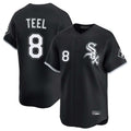 Trusc C.White Sox #8 Kyle Teel Player Black Limited Home Stitched Jerseys