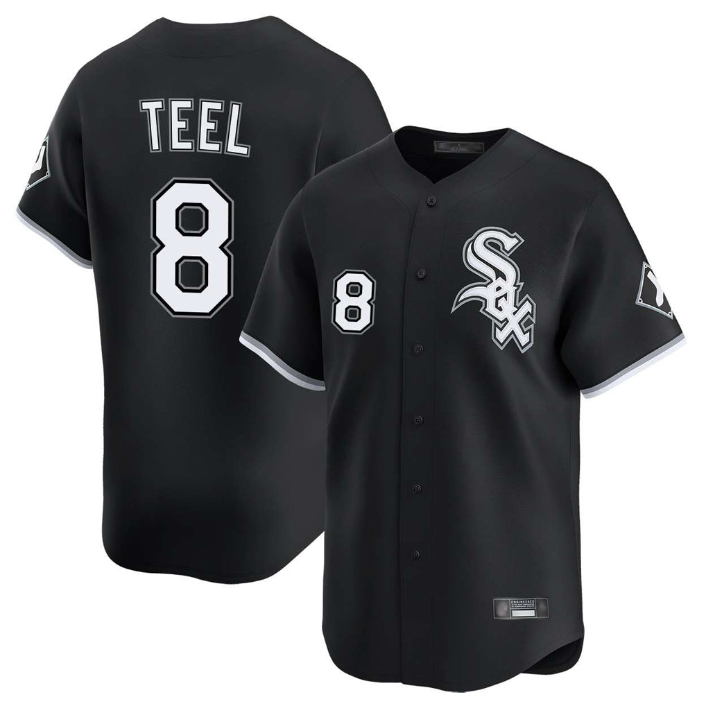 Trusc C.White Sox #8 Kyle Teel Player Black Limited Home Stitched Jerseys
