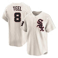 Trusc C.White Sox #8 Kyle Teel Player Cream Cooperstown Collection Limited Home Stitched Jerseys