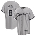 Trusc C.White Sox #8 Kyle Teel Player Gray Home Game Stitched Jerseys