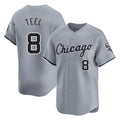 Trusc C.White Sox #8 Kyle Teel Player Gray Road Limited Home Stitched Jerseys