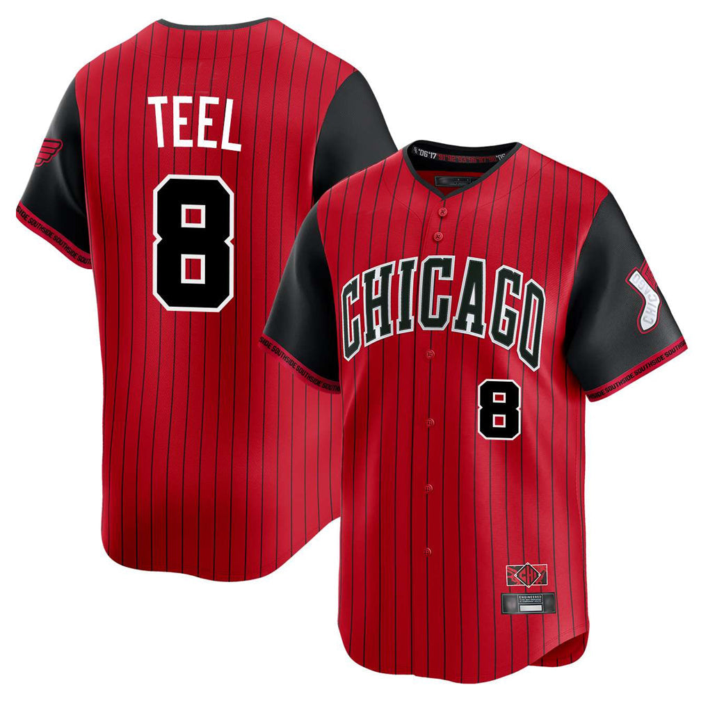 Trusc C.White Sox #8 Kyle Teel Player Red City Connect Limited Home Stitched Jerseys