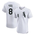 Trusc C.White Sox #8 Kyle Teel Player White Stripe Limited Elite Home Stitched Jerseys